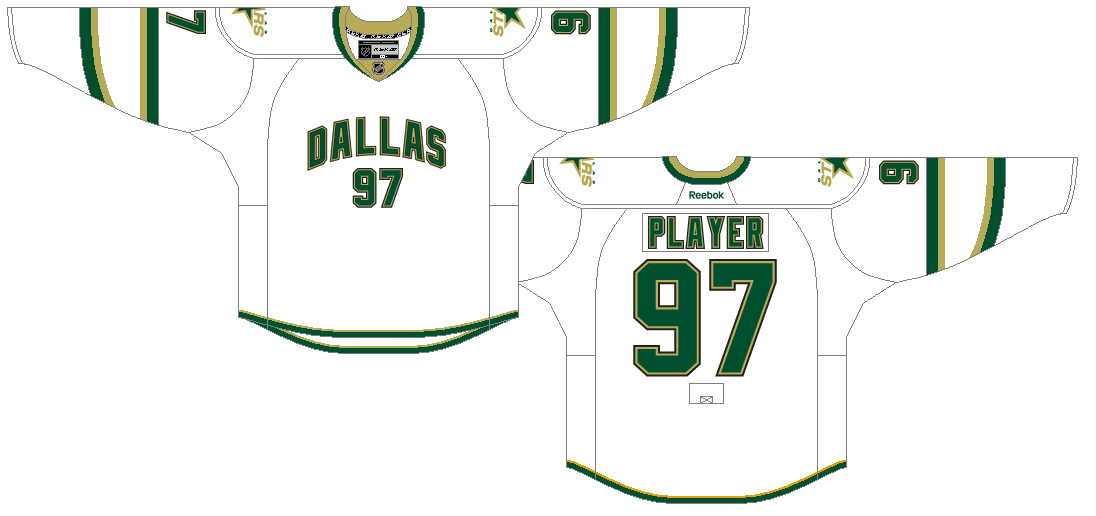 Dallas Stars Road Uniform (2012) -