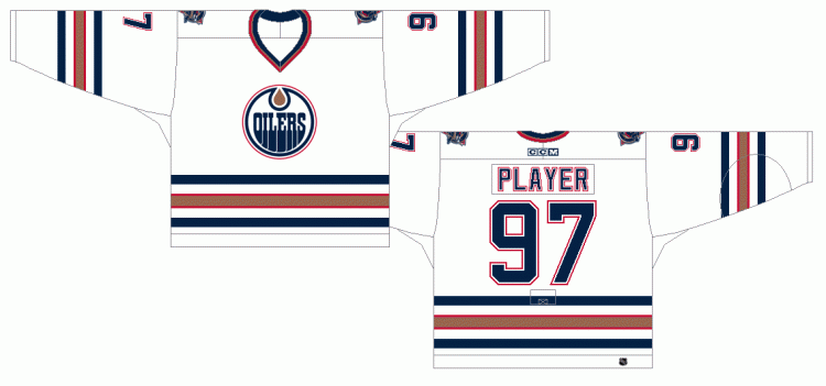 Edmonton Oilers Road Uniform (2004) -