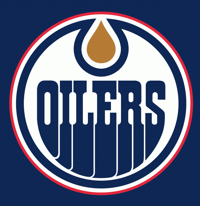 Edmonton Oilers Jersey Logo (1997) - Oilers logo on blue, worn on home jersey