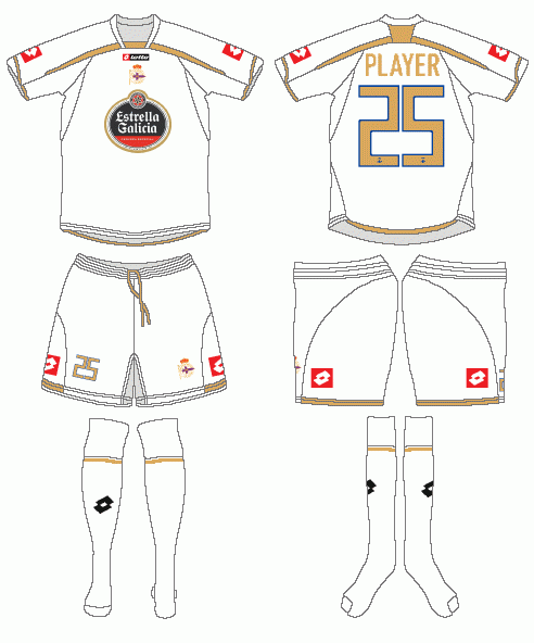 Deportivo La Coruna Alternate Uniform (2009) -