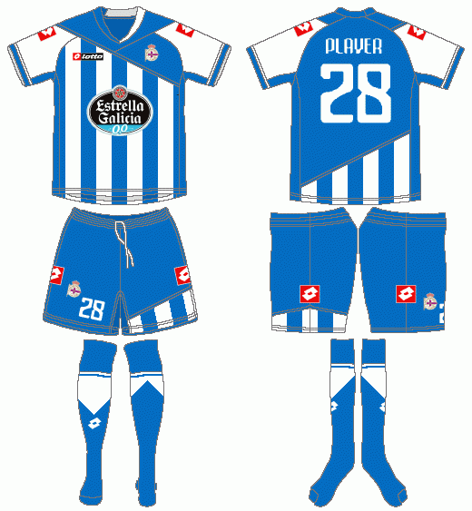 Deportivo La Coruna Home Uniform (2011) -