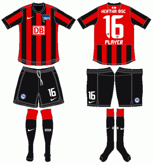 Hertha Berlin Road Uniform (2012) -