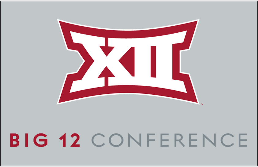 Big 12 Conference Primary Dark Logo (2015-2018) - Big 12 primary logo on light grey