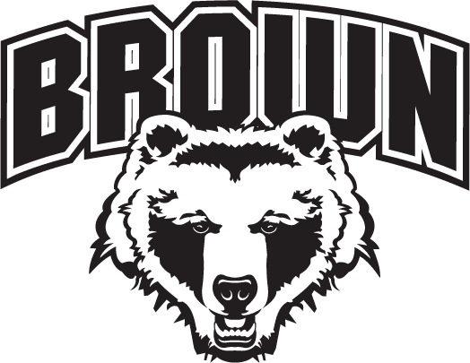 Brown Bears Alternate Logo (1997-Pres) - Brown script written over a Bear's head