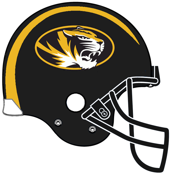 Missouri Tigers Helmet (0-Pres) - Missouri Tigers football helmet.