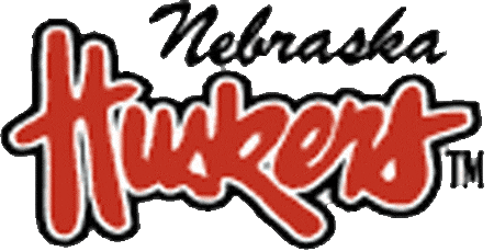 Nebraska Cornhuskers Wordmark Logo (1992-2011) - Nebraska in black Huskers in red
