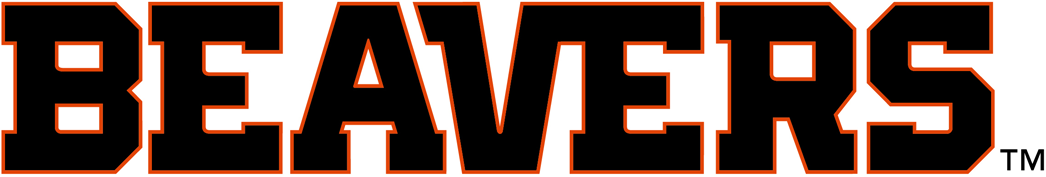 Oregon State Beavers Wordmark Logo (2013-Pres) -