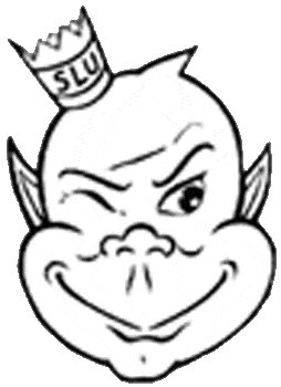 Saint Louis Billikens Primary Logo (1972) - Winking troll's head with a crown