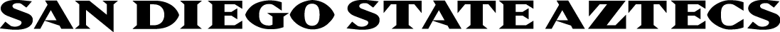 San Diego State Aztecs Wordmark Logo (2002-2012) -