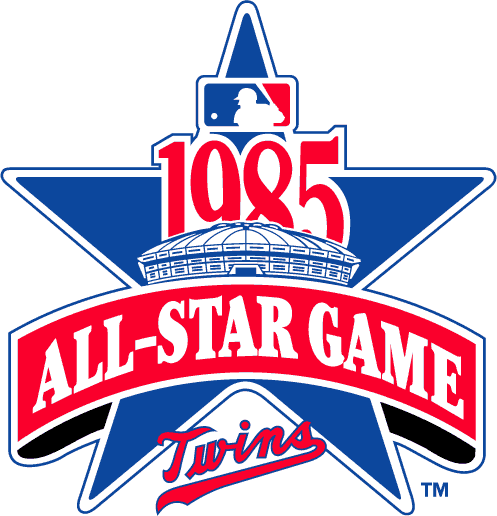 MLB All-Star Game Primary Logo (1985) - 1985 MLB All-Star Game at the HHH Metrodome in Minneapolis, Minnesota