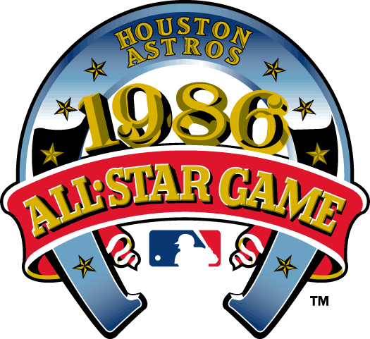 MLB All-Star Game Primary Logo (1986) - 1986 MLB All-Star Game at the Astrodome in Houston, Texas