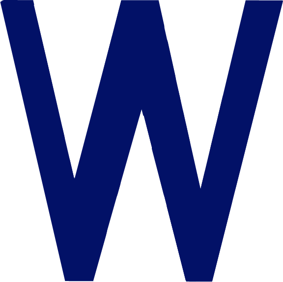 Washington Senators Primary Logo (1902) - A navy blue 'W'