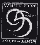 Chicago White Sox Anniversary Logo (1995) - Chicago White Sox 95 Years (Black Alternate Version)
