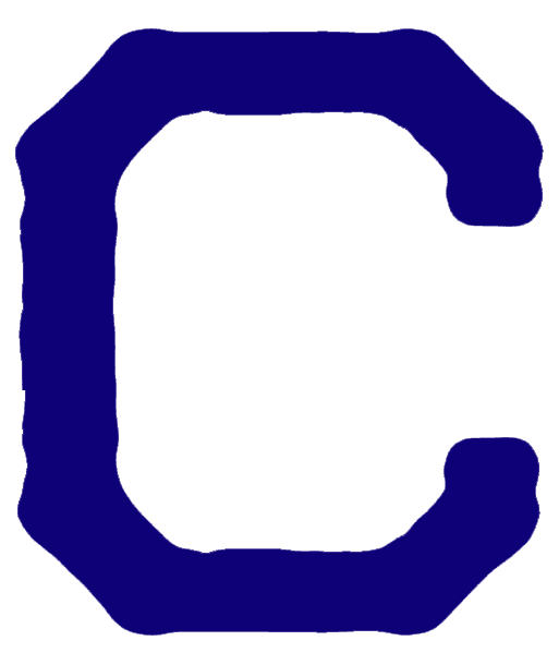 Cleveland Indians Primary Logo (1915) - A blue 'C'
