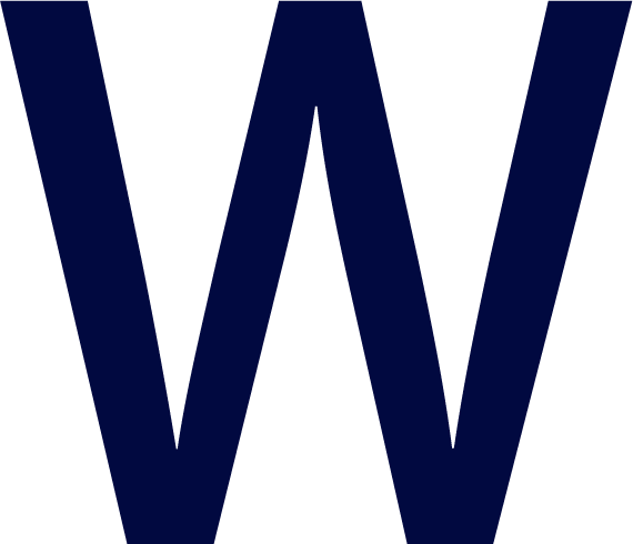 Washington Nationals Primary Logo (1929) - A blue 'W'