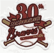 Atlanta Braves Anniversary Logo (1995) - Atlanta Braves 30th Season
