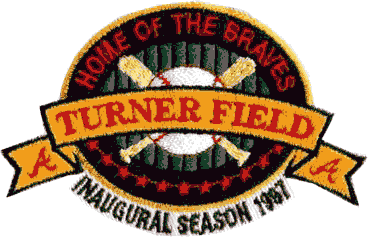 Atlanta Braves Stadium Logo (1997) - Turner Field - Inaugural Season