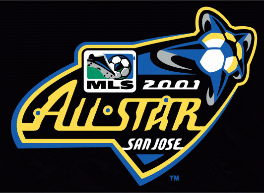 MLS All-Star Game Primary Logo (2001) - 2001 MLS All-Star Game - at Spartan Stadium in San Jose, California ------------- MLS West 6 VS MLS East 6
