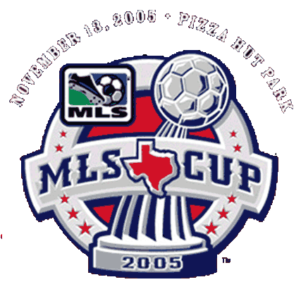 MLS Cup Primary Logo (2005) - LA Galaxy 1 New England Revolution 0 @ Frisco, TX