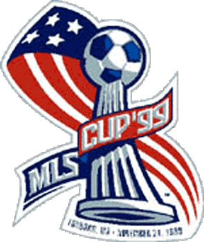 MLS Cup Primary Logo (1999) - DC United 2 LA Galaxy 0 @ Foxboro, MA