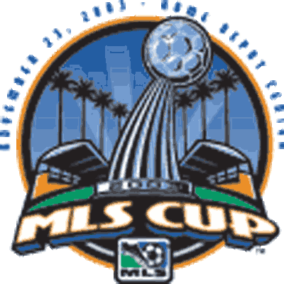 MLS Cup Primary Logo (2003) - San Jose Earthquakes 4 Chicago Fire 2 @ Carson, CA