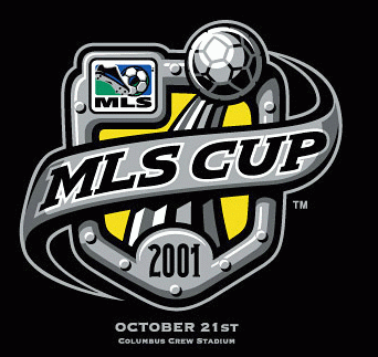 MLS Cup Primary Logo (2001) - San Jose Earthquakes 2 LA Galaxy 1 @ Columbus, OH