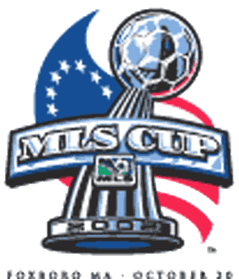 MLS Cup Primary Logo (2002) - LA Galaxy 1 New England Revolution 0 @ Foxboro, MA