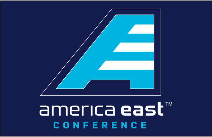 America East Conference Logo Primary Dark Logo (2013-Pres) - America East Conference logo on navy blue SportsLogos.Net America East Conference Logo Primary Dark Logo (2013-Pres) - America East Conference logo on navy blue SportsLogos.Net