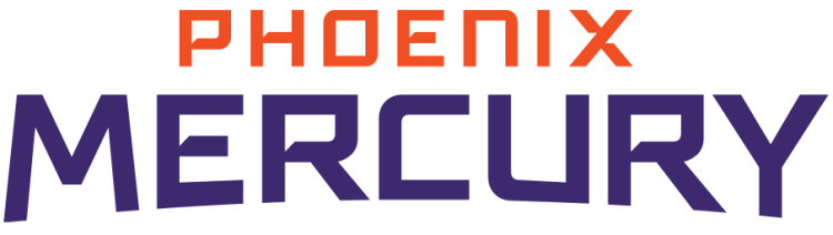 Phoenix Mercury Logo Wordmark Logo (2026-Pres) -  SportsLogos.Net
