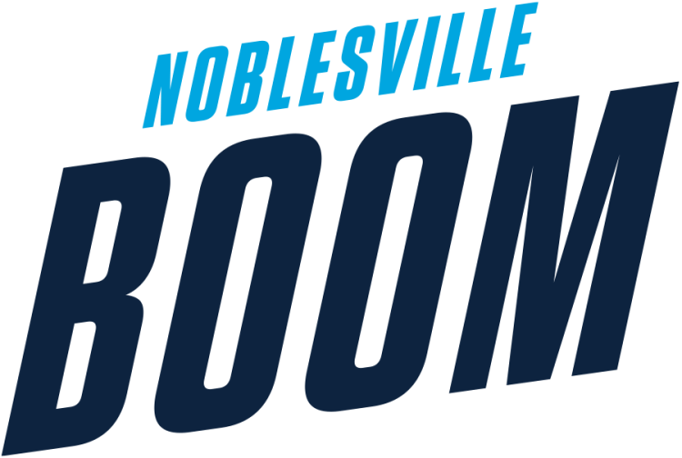 Noblesville Boom Logo Wordmark Logo (2025/26-Pres) - The Noblesville Boom wordmark logo SportsLogos.Net