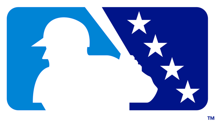 Minor League Baseball Logo Primary Logo (2024-Pres) - The Minor League Baseball logo is a variation of the Major League Baseball logo; it features MLB's Batterman recoloured in double blue with four stars to the right representing the four levels of Minor League Baseball. SportsLogos.Net
