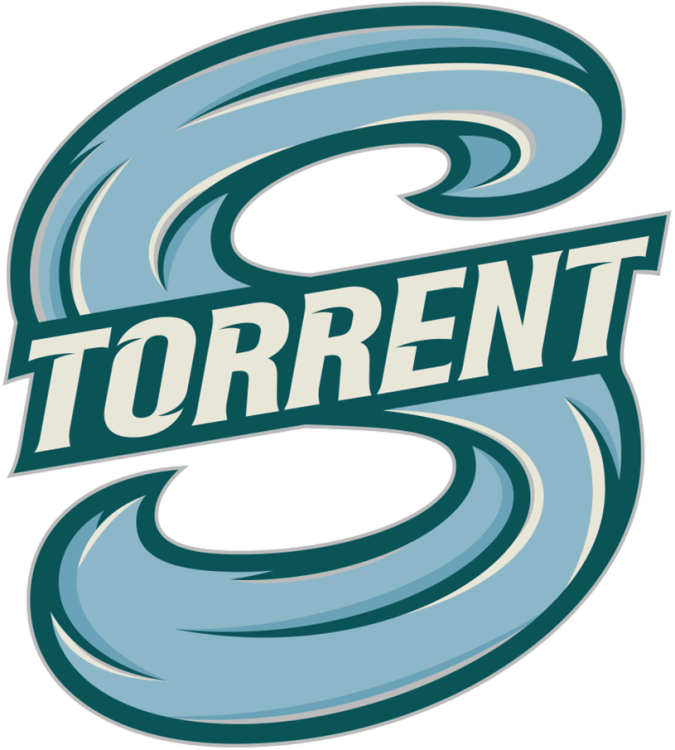 Seattle Torrent Logo Primary Logo (2025/26-Pres) - The Seattle Torrent logo shows a 