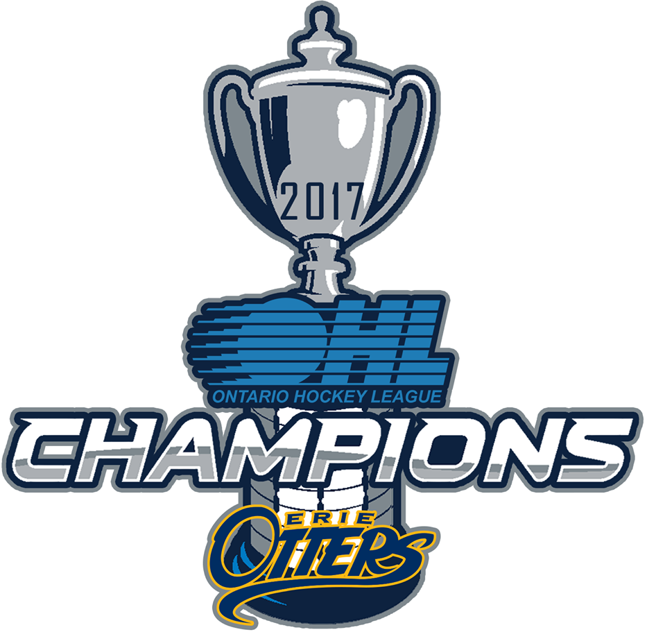 Erie Otters Logo Champion Logo (2016/17) -  SportsLogos.Net