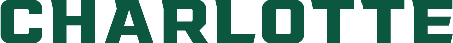 Charlotte 49ers Logo Wordmark Logo (2020-Pres) - The Charlotte 49ers introduced a new set of logos in the summer of 2020 including this new wordmark logo showing CHARLOTTE in green SportsLogos.Net Charlotte 49ers Logo Wordmark Logo (2020-Pres) - The Charlotte 49ers introduced a new set of logos in the summer of 2020 including this new wordmark logo showing CHARLOTTE in green SportsLogos.Net