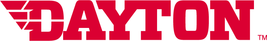 Dayton Flyers Logo Alternate Logo (2014-Pres) - Alternate logo wordmark of Dayton in red with striped wings on the left of the split capital D. SportsLogos.Net