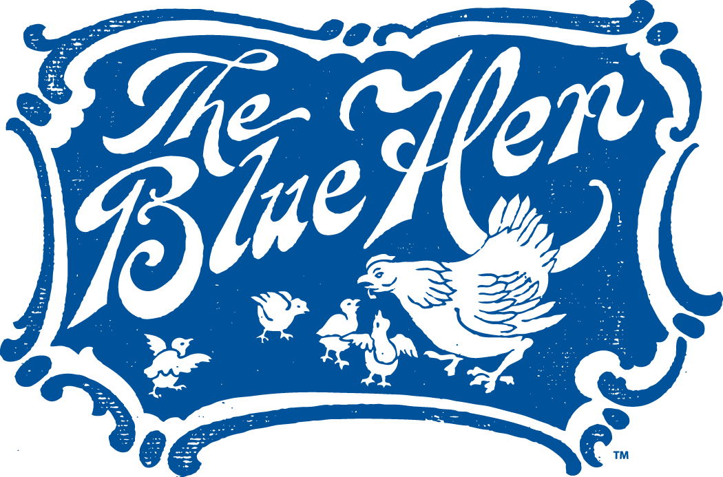 Delaware Blue Hens Logo Primary Logo (1939-1954) - SportsLogos.Net Delaware Blue Hens Logo Primary Logo (1939-1954) - SportsLogos.Net