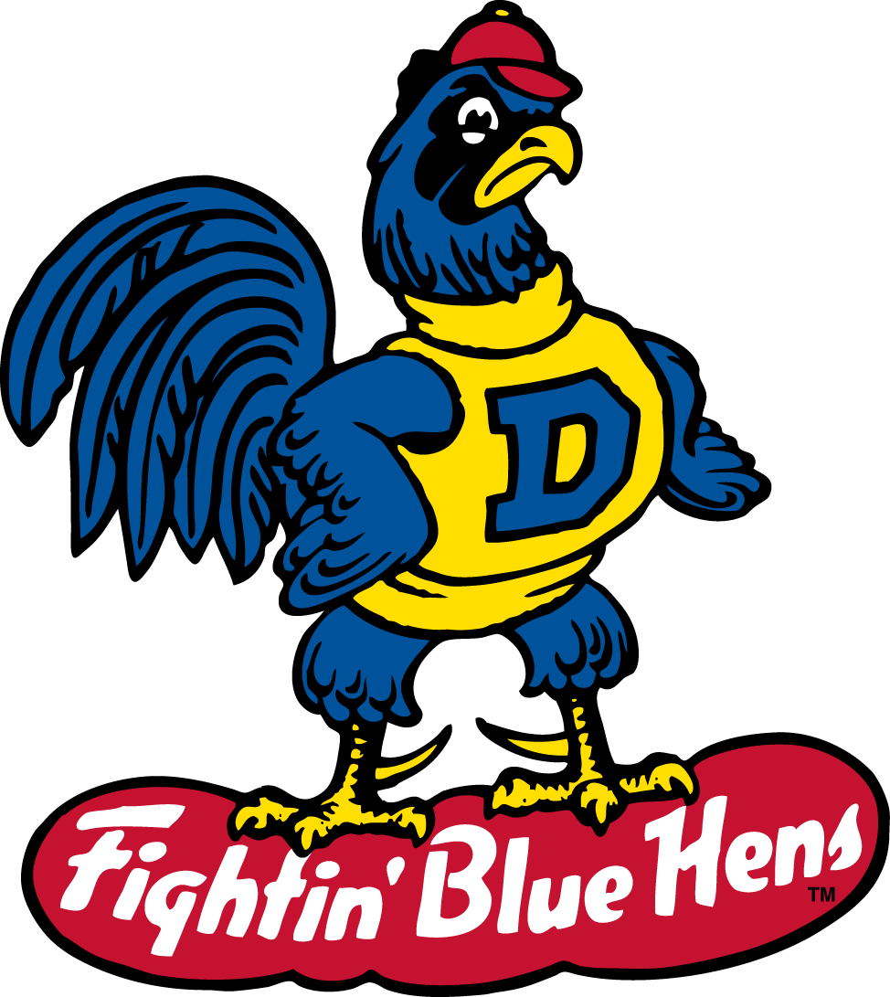 Delaware Blue Hens Logo Primary Logo (1967-1986) - SportsLogos.Net Delaware Blue Hens Logo Primary Logo (1967-1986) - SportsLogos.Net