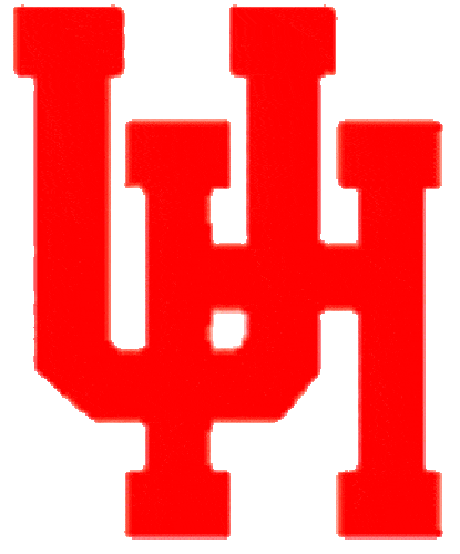 Houston Cougars Primary Logo (1962-1994) - Red interlocking UH SportsLogos.Net