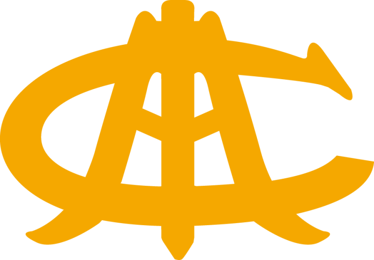 Iowa State Cyclones Logo Alternate Logo (1894-1898) - Interlocking IAC letters with serifs in gold. The school was then known as Iowa Agricultural College and Model Farm (1858–1898). SportsLogos.Net