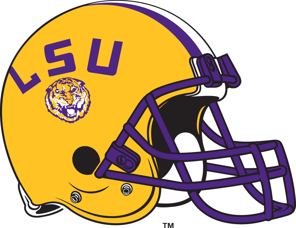LSU Tigers Helmet (1977-1979) - SportsLogos.Net
