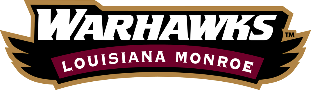 Louisiana-Monroe Warhawks Logo Wordmark Logo (2006-2010) - Warhawks over Louisian Monroe SportsLogos.Net