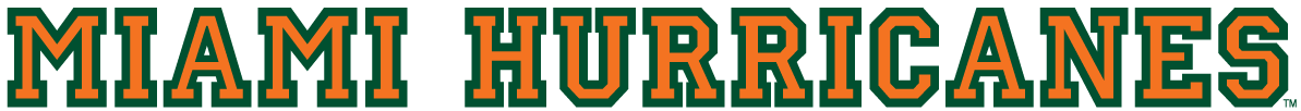 Miami Hurricanes Logo Wordmark Logo (1940-1971) - SportsLogos.Net Miami Hurricanes Logo Wordmark Logo (1940-1971) - SportsLogos.Net