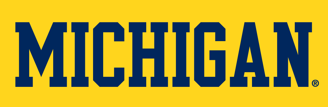 Michigan Wolverines Wordmark Logo (1996-Pres) - SportsLogos.Net