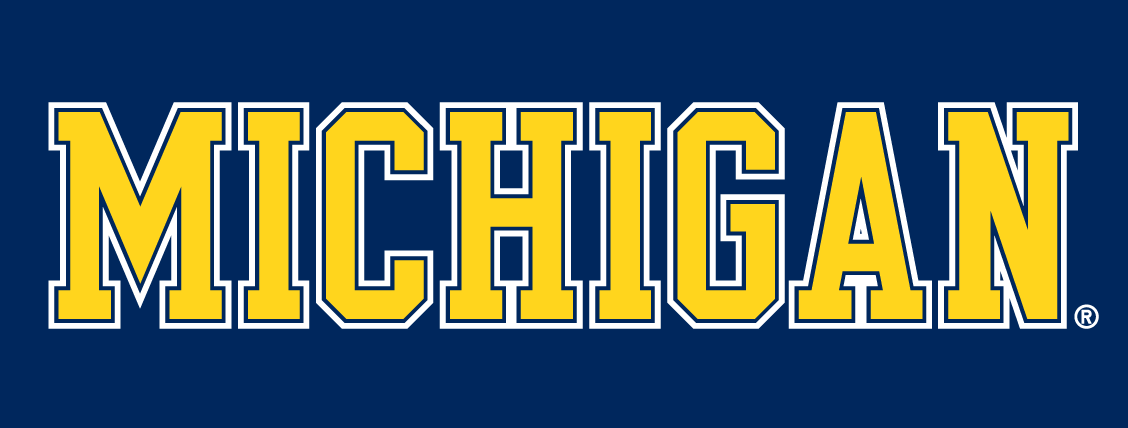 Michigan Wolverines Wordmark Logo (1996-Pres) - SportsLogos.Net