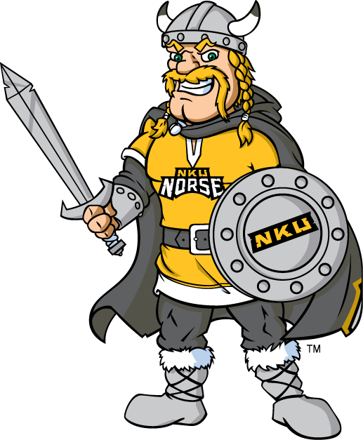 Northern Kentucky Norse Logo Mascot Logo (2005-2015) - NKU Norse mascot - Victor E. Viking SportsLogos.Net Northern Kentucky Norse Logo Mascot Logo (2005-2015) - NKU Norse mascot - Victor E. Viking SportsLogos.Net