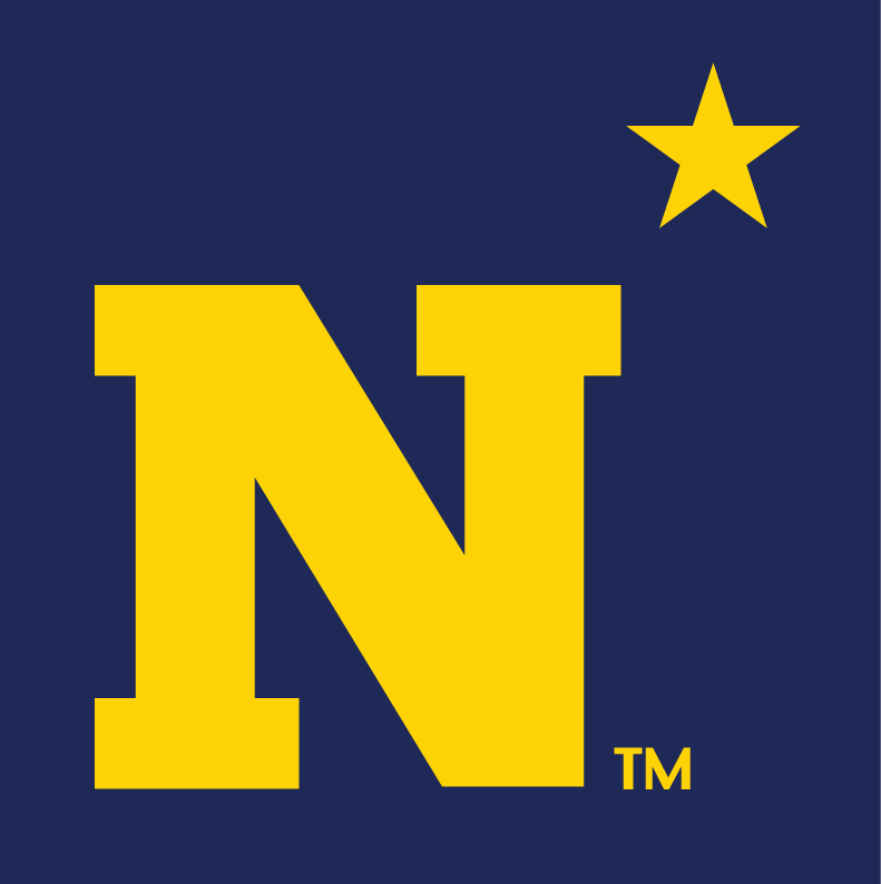 Navy Midshipmen Logo Alternate Logo (1942-Pres) - SportsLogos.Net Navy Midshipmen Logo Alternate Logo (1942-Pres) - SportsLogos.Net