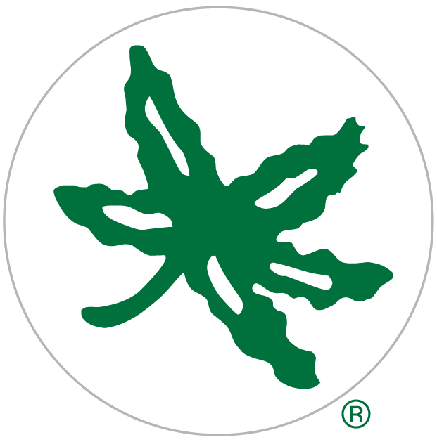 Ohio State Buckeyes Logo Misc Logo (1967-Pres) - Buckeye leaf in circle logo, commonly found as decals on their football helmets. SportsLogos.Net Ohio State Buckeyes Logo Misc Logo (1967-Pres) - Buckeye leaf in circle logo, commonly found as decals on their football helmets. SportsLogos.Net