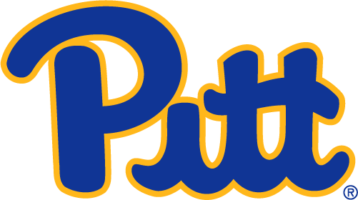 Pittsburgh Panthers Primary Logo (2019-Pres) - Pitt in lowercase royal blue and yellow script SportsLogos.Net