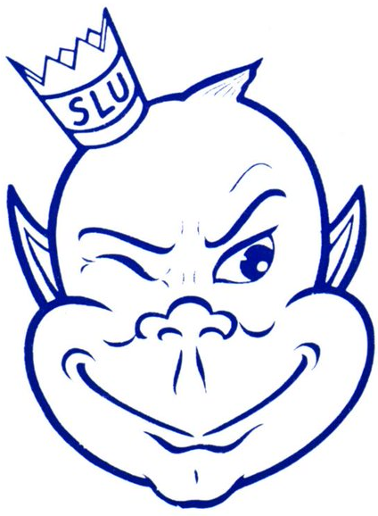 Saint Louis Billikens Logo Primary Logo (1971-1984) - Winking troll's head with a crown SportsLogos.Net Saint Louis Billikens Logo Primary Logo (1971-1984) - Winking troll's head with a crown SportsLogos.Net