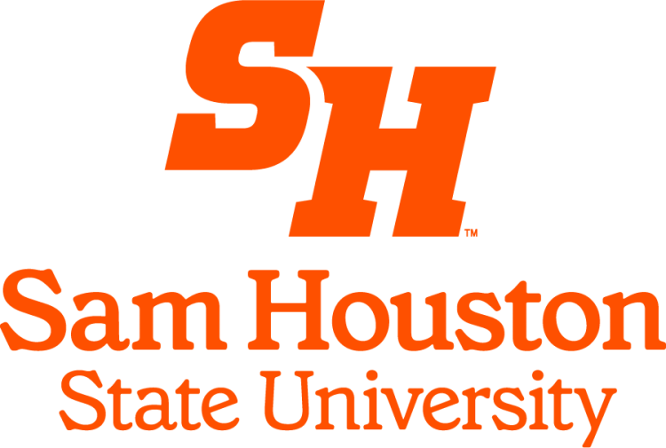 Sam Houston State Bearkats Logo Misc Logo (2025-Pres) - Stacked Sam Houston State University academic mark featuring a new SH monogram above serif Sam Houston State University text -all in orange. In Summer 2025, SHSU rebranded its academic identity to bring both academics and athletics under one cohesive identity. The SH monogram derives from the primary athletic SH monogram but without the bearkat paw. SportsLogos.Net